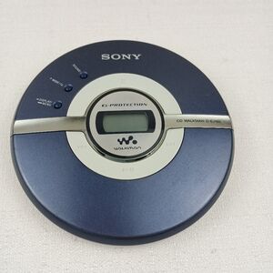 Sony Walkman D-EJ100 Portable CD Player G-Protection Mega Bass Tested blue gray